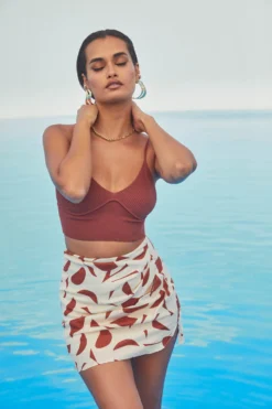 Nirina Abstract Print Mini Skirt -Barbie Clothing Shop ASTR SPR22 PT1 2058 scaled