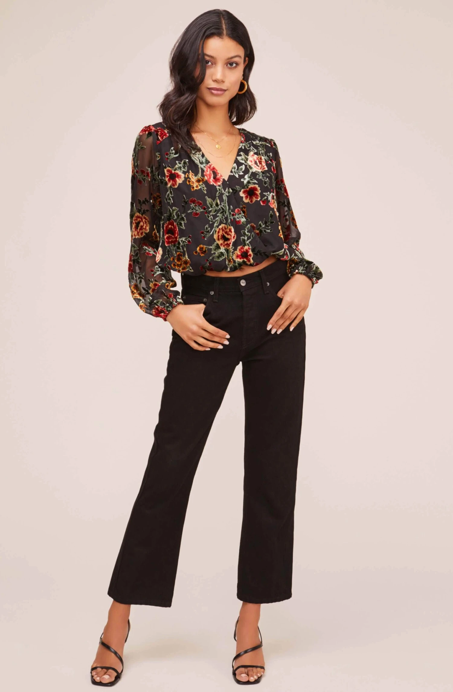 Lourdes Floral Top 2 Lourdes Floral Top - Image 2