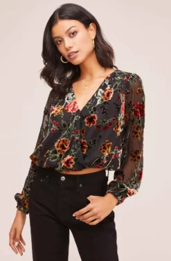 Lourdes Floral Top