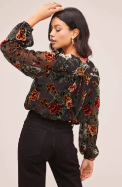 Lourdes Floral Top 9 Lourdes Floral Top -Barbie Clothing Shop AT15816 BLACK RED FLORAL 5 e118c5dd c4c1 4969 b9b7 a9de6feae273 scaled
