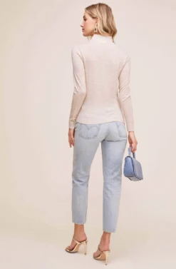 Leila Turtle Neck Sweater -Barbie Clothing Shop AT15921 MOCHA 7 scaled