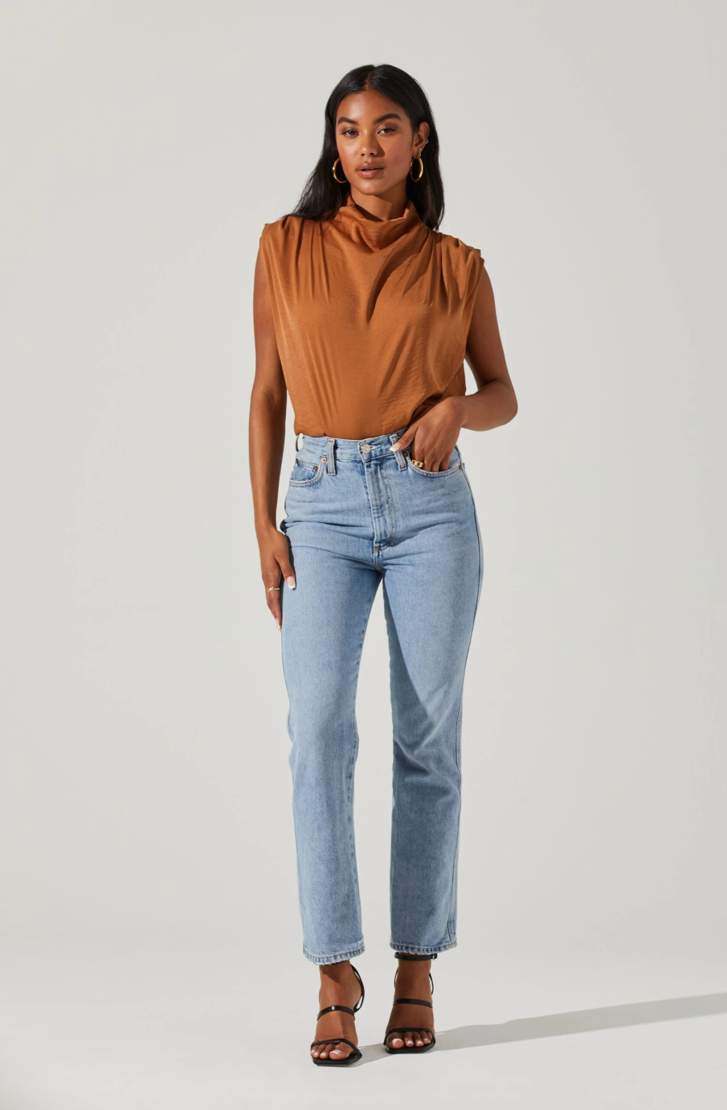 Cowl Neck Sleeveless Top 12 Cowl Neck Sleeveless Top - Image 12