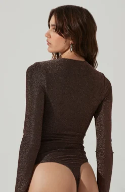 Lace Up Front Long Sleeve Bodysuit 15 Lace Up Front Long Sleeve Bodysuit -Barbie Clothing Shop AT17444 BLACKBRONZE 4 scaled