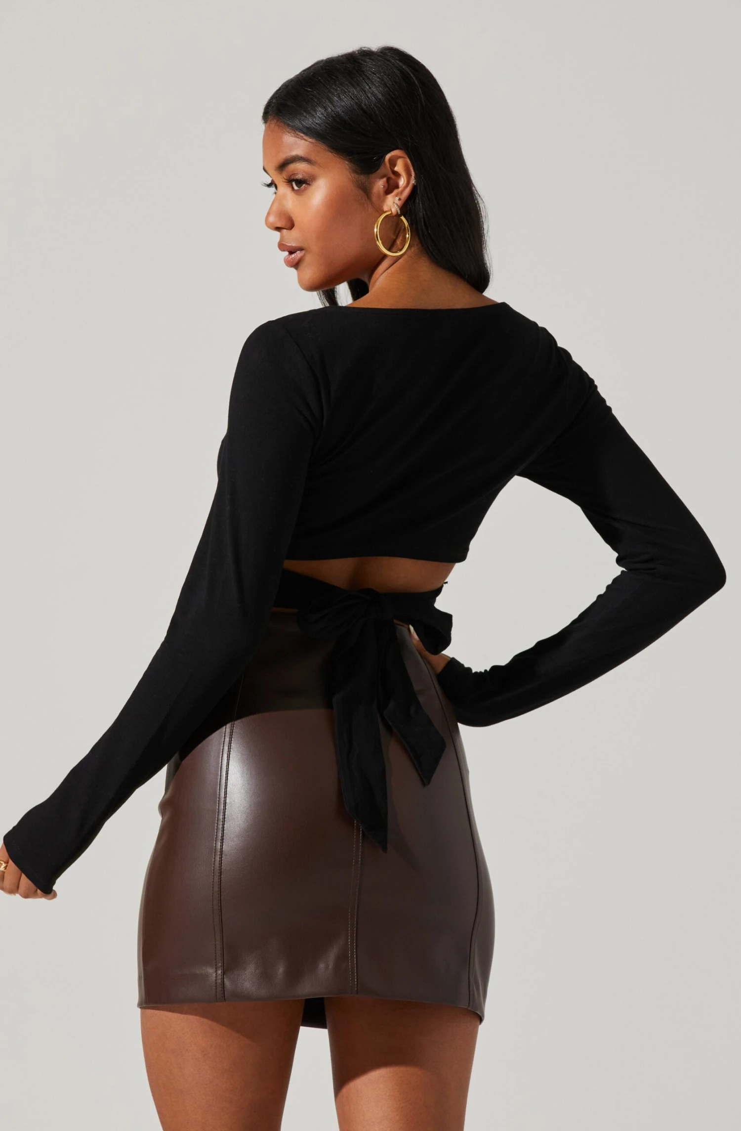 Criss Cross Ballet Crop Top 4 Criss Cross Ballet Crop Top - Image 4